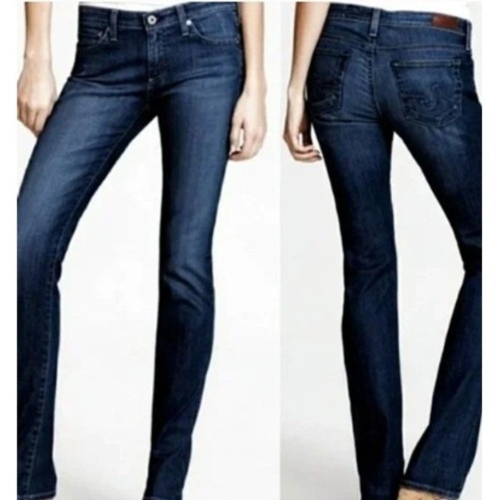 AG Adriano Goldschmied The Angel Bootcut Jeans Women 29R Blue Denim Stretch